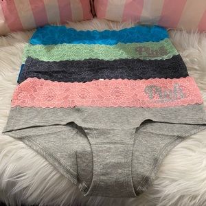 🍃 Victoria Secret PINK Panties 4 pieces